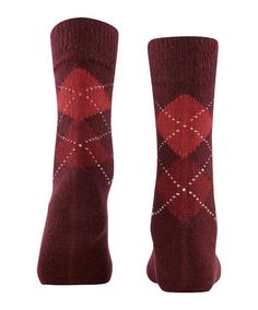 Rückansicht von Burlington Whitby Freizeitsocken Damen berry (8433)