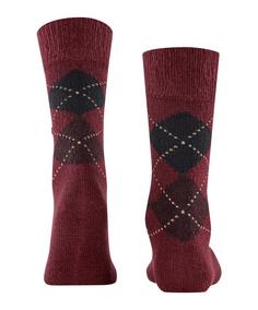 Rückansicht von Burlington Preston SO Freizeitsocken Herren berry-chestnut (8432)