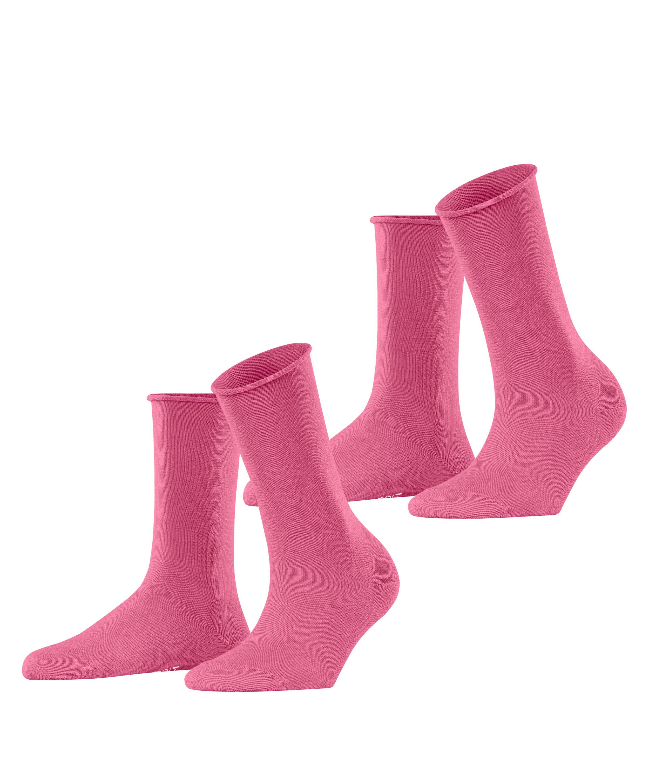 ESPRIT Basic Pure SO 2-Pack Socken Damen - candy (8921)