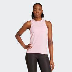 Rückansicht von adidas Designed for Training Tanktop Funktionstank Damen True Pink / White
