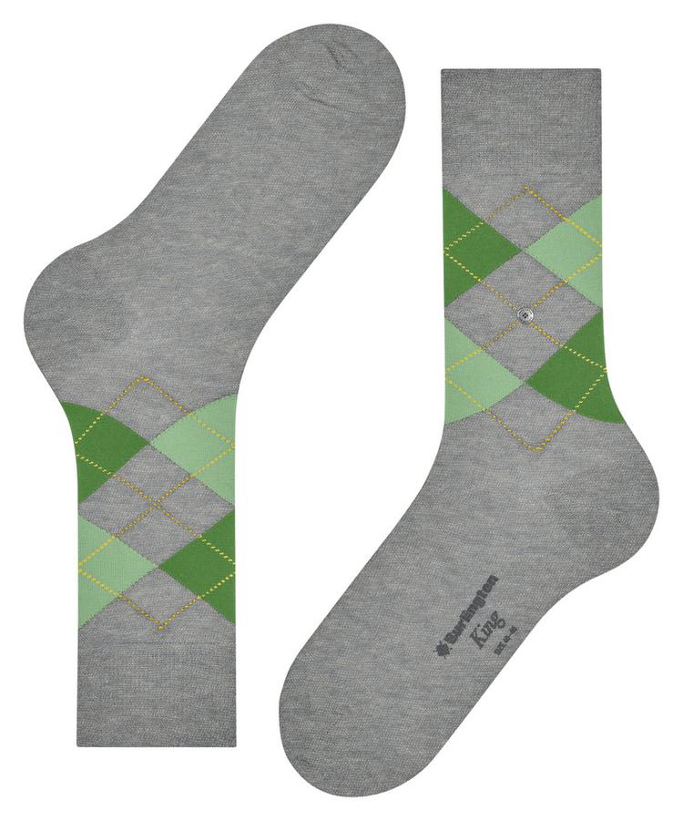 Burlington Burlington King Socken Herren - light grey (3227) - 2 | SportScheck