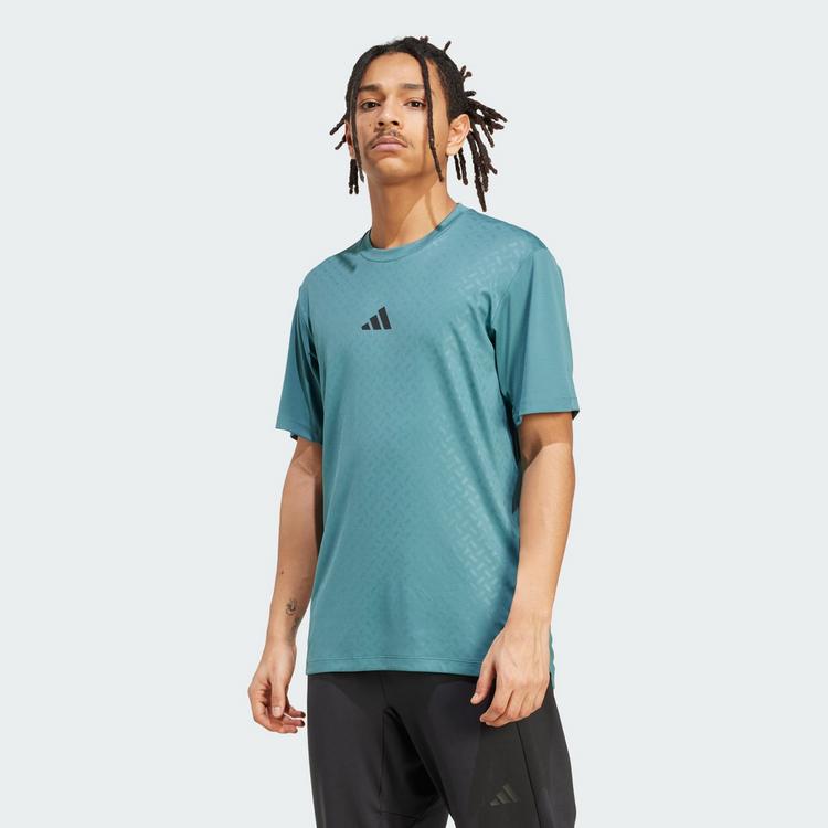 adidas adidas PrimeLift 3-Streifen T-Shirt Funktionsshirt Herren - Preloved Teal - 0 | SportScheck