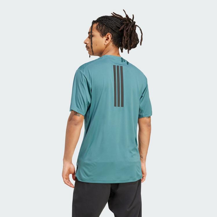 adidas adidas PrimeLift 3-Streifen T-Shirt Funktionsshirt Herren - Preloved Teal - 1 | SportScheck