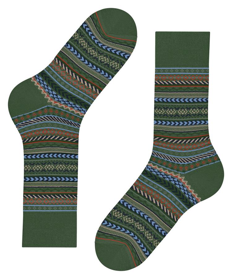 Burlington Burlington Fair Isle SO Socken Herren - asparagus (7045) - 2 | SportScheck