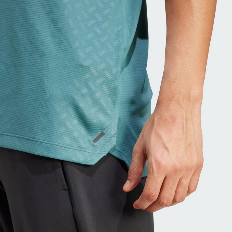 adidas adidas PrimeLift 3-Streifen T-Shirt Funktionsshirt Herren - Preloved Teal - 1 | SportScheck