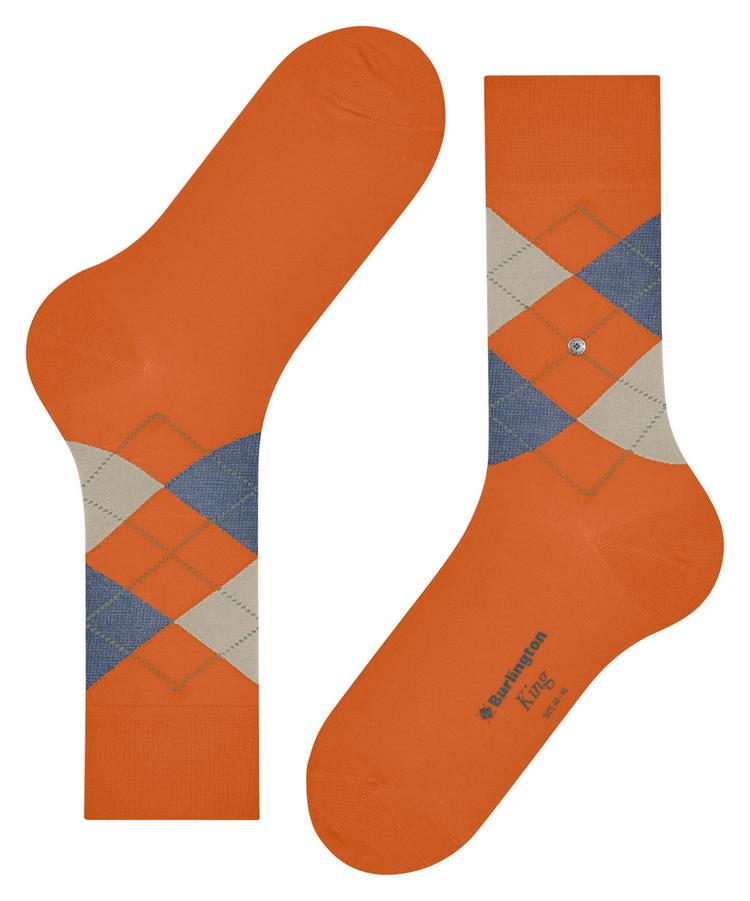 Burlington Burlington King Socken Herren - carrot orange (8951) - 2 | SportScheck