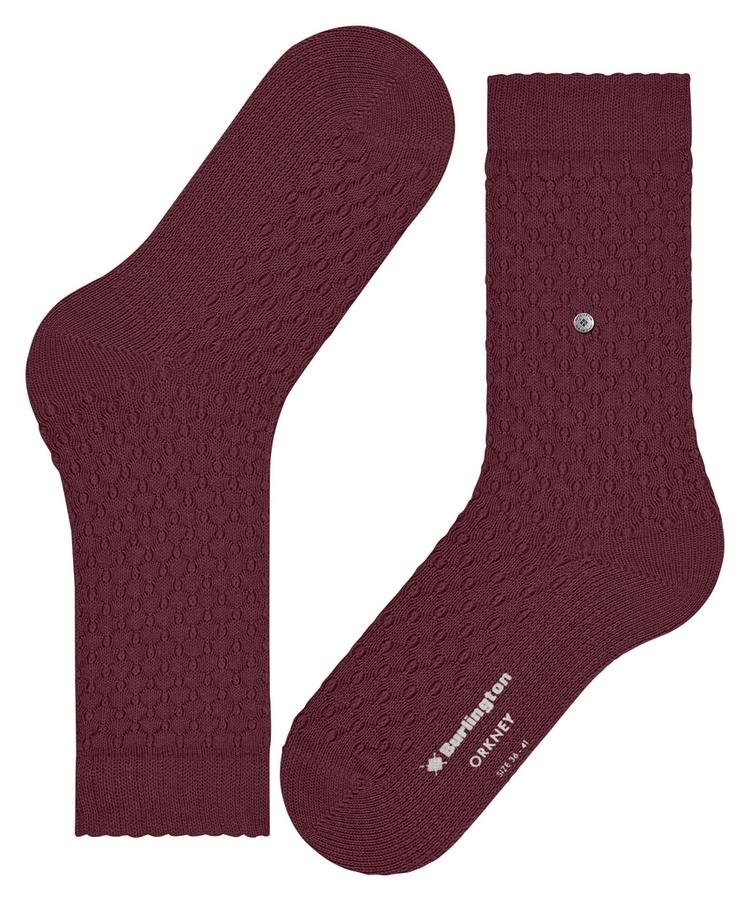 Burlington Burlington Orkney SO Socken Damen - rioja (8016) - 2 | SportScheck