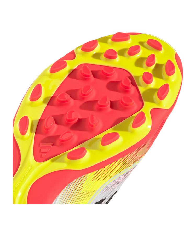 adidas adidas F50 League AG Wei&szlig; Fu&szlig;ballschuhe - weissschwarzgelb - 3 | SportScheck