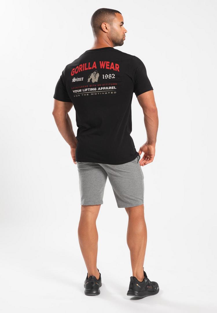 Gorilla Wear Gorilla Wear Warren Printshirt Herren - Black - 2 | SportScheck