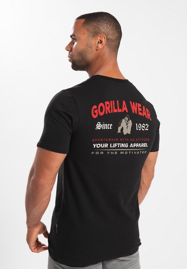 Gorilla Wear Gorilla Wear Warren Printshirt Herren - Black - 3 | SportScheck