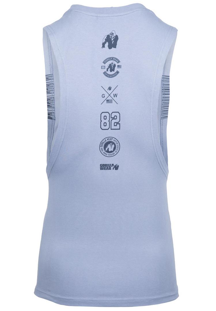 Gorilla Wear Gorilla Wear Lopez Printshirt Herren - Stonewash Blue - 0 | SportScheck