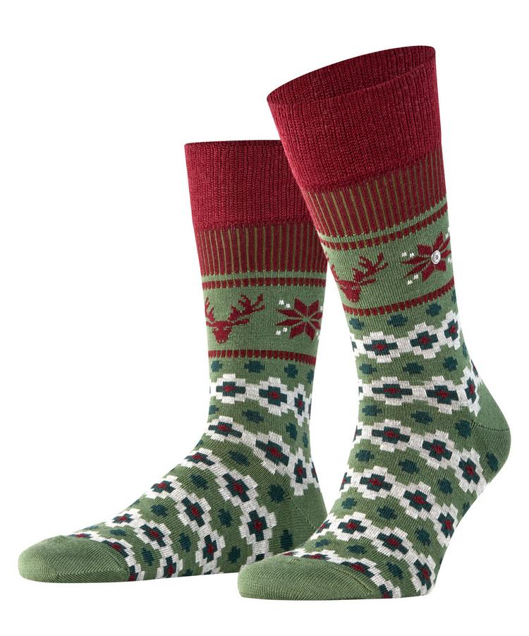 Burlington Burlington Fair Isle Joy SO Socken Herren - asparagus (7045) - 0 | SportScheck