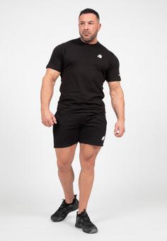 Rückansicht von Gorilla Wear Leon Funktionsshirt Herren Black