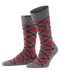 Burlington Tartan SO Freizeitsocken Herren carbon mel (3975)