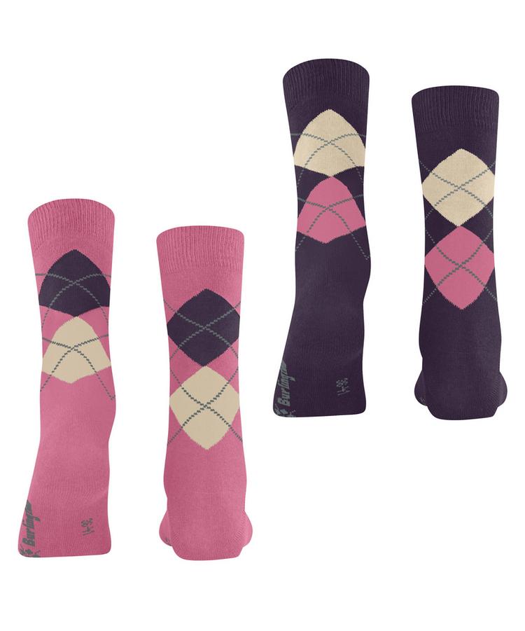Burlington Burlington Everyday Argyle SO 2-Pack Socken Damen - tea rose (8847) - 0 | SportScheck