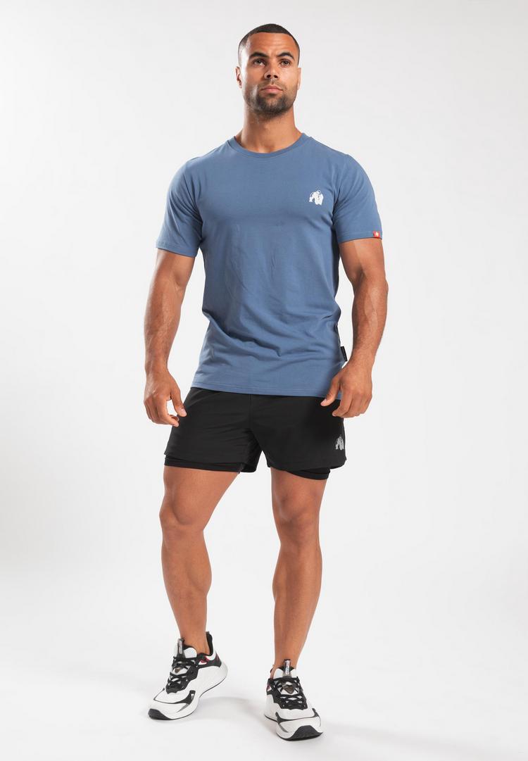 Gorilla Wear Gorilla Wear Warren Printshirt Herren - Coronet Blue - 0 | SportScheck