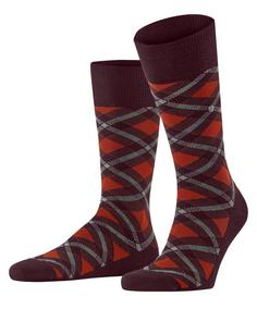 Burlington Tartan SO Freizeitsocken Herren rose/black (8376)