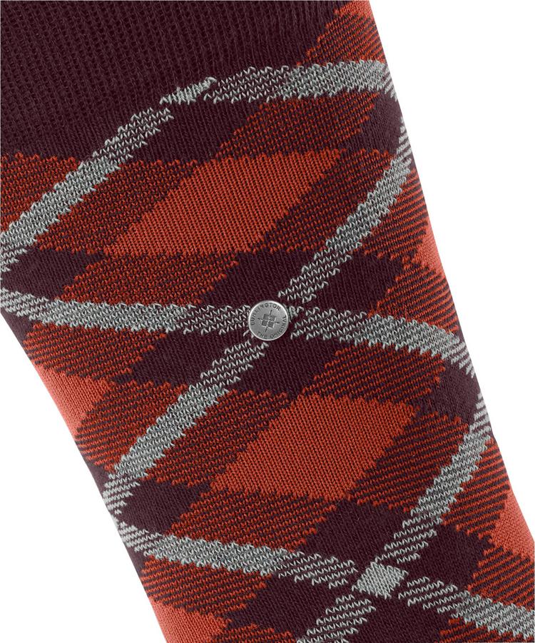 Burlington Burlington Tartan SO Socken Herren - rose/black (8376) - 1 | SportScheck