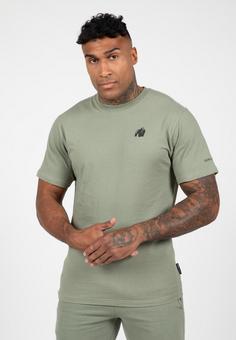 Rückansicht von Gorilla Wear Leon Funktionsshirt Herren Green