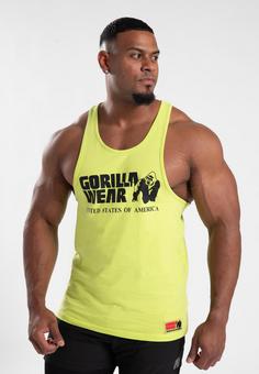 Rückansicht von Gorilla Wear Printshirt Herren Wild Lime