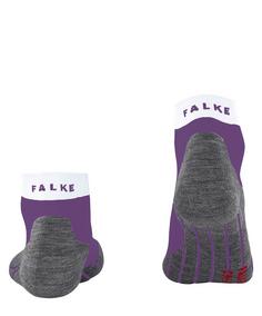 Rückansicht von Falke RU4 Endurance Short Laufsocken Damen plum (8028)