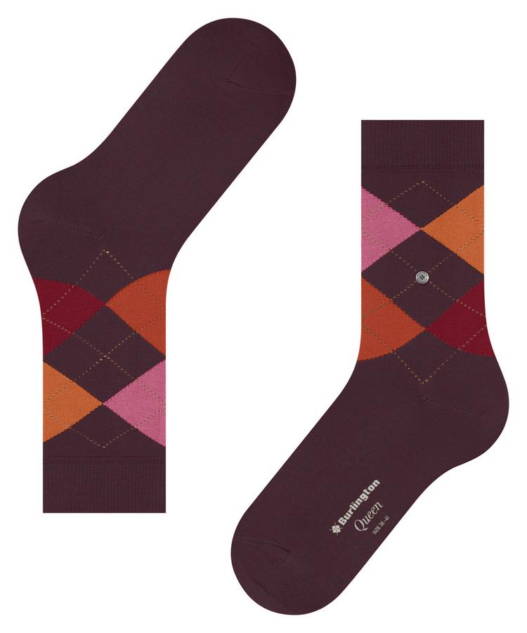 Burlington Burlington Queen Socken Damen - rose/black (8376) - 2 | SportScheck