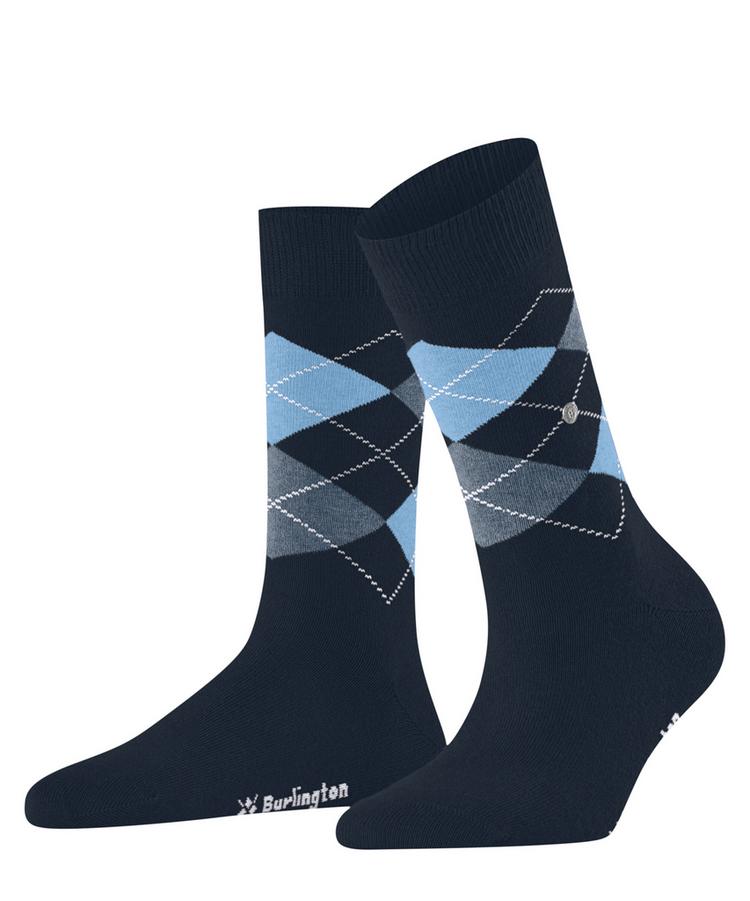 Burlington Burlington Basic Gift Box Argyle 2-Pack SO Socken Damen - metal (0079) - 1 | SportScheck
