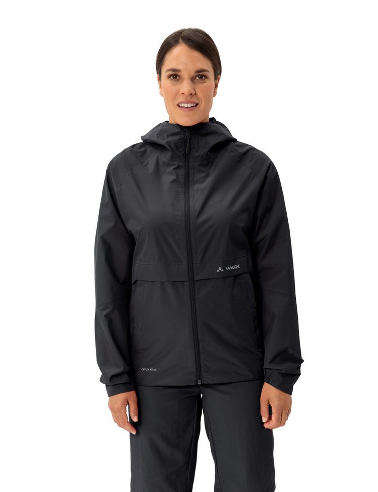VAUDE VAUDE Women's Loamer Rain Jacket Fahrradjacke Damen - black - 0 | SportScheck