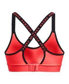 Rückansicht von Under Armour Infinity Mid Sport-BH Damen Sport-BH Damen rot