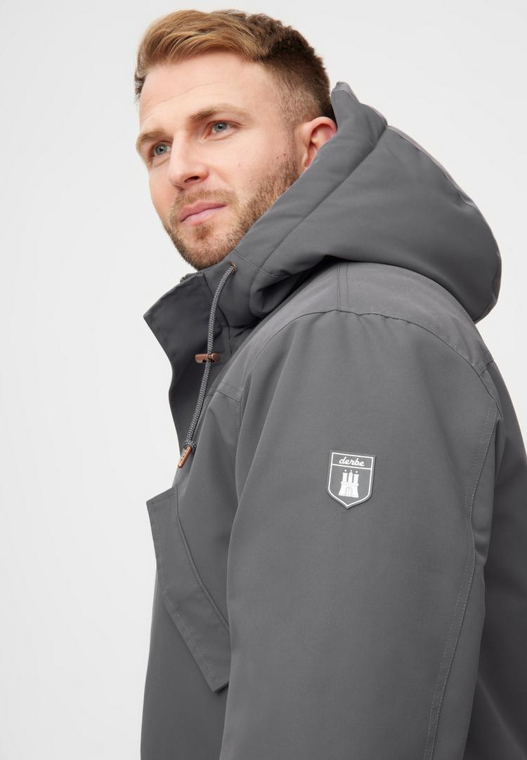 Derbe Derbe Festholm Winterjacke Herren - lava smoke/cobblestone - 0 | SportScheck