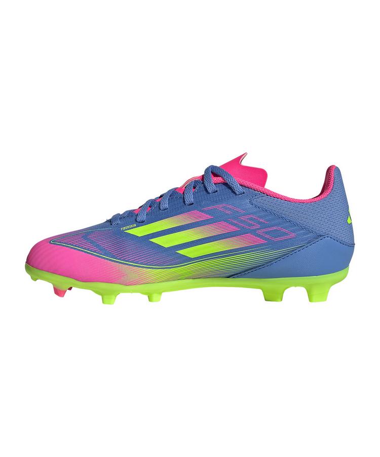 adidas adidas F50 League FG/MG Polar Victory Kids Wei&szlig; Fu&szlig;ballschuhe Kinder - blaugelbrosa - 0 | SportScheck