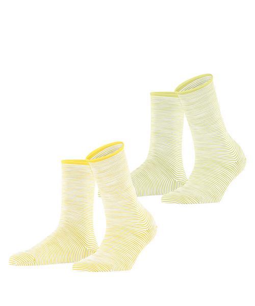ESPRIT Allover Stripe  2-Pack Socken Damen