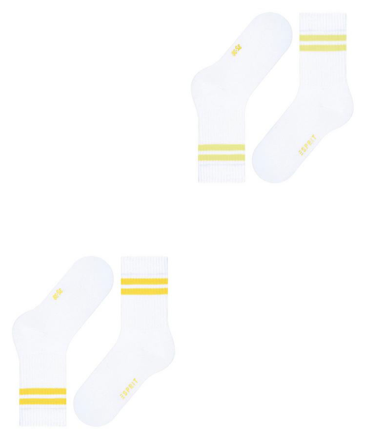 ESPRIT ESPRIT Tennis Stripe SO  2-Pack Socken Damen - raw white (2150) - 2 | SportScheck