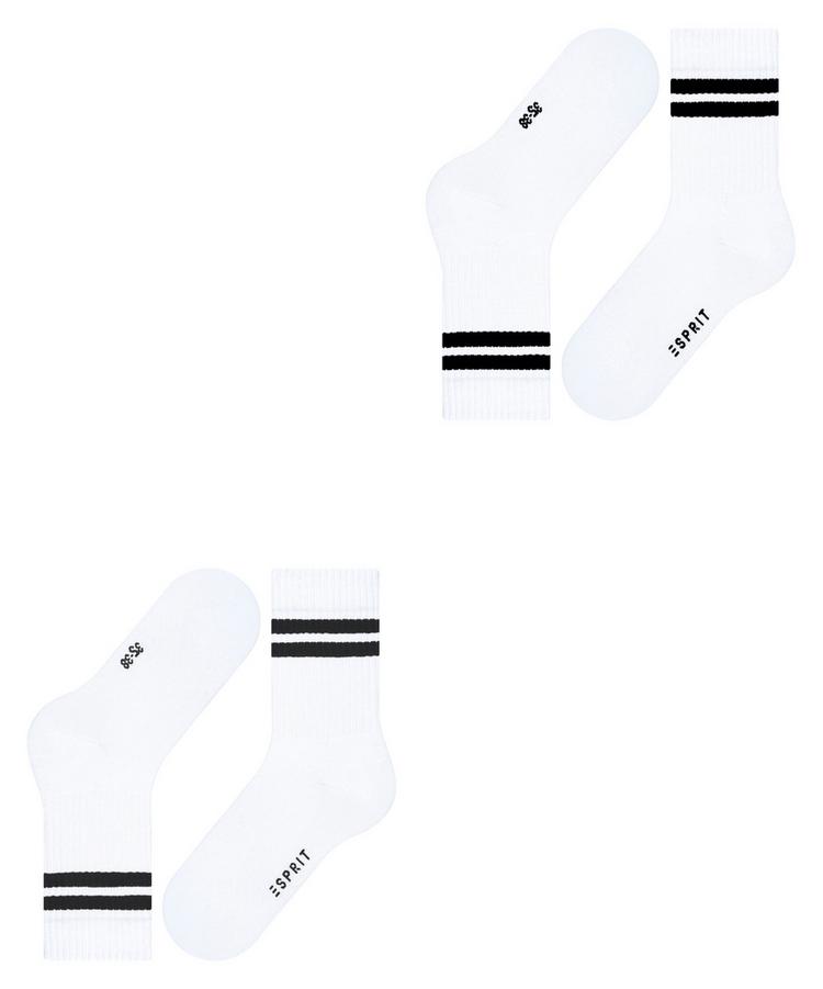 ESPRIT ESPRIT Tennis Stripe SO  2-Pack Socken Damen - raw white (2160) - 2 | SportScheck