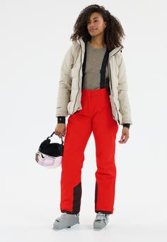 Rückansicht von Whistler Drizzle Skihose Damen 4367 True Red