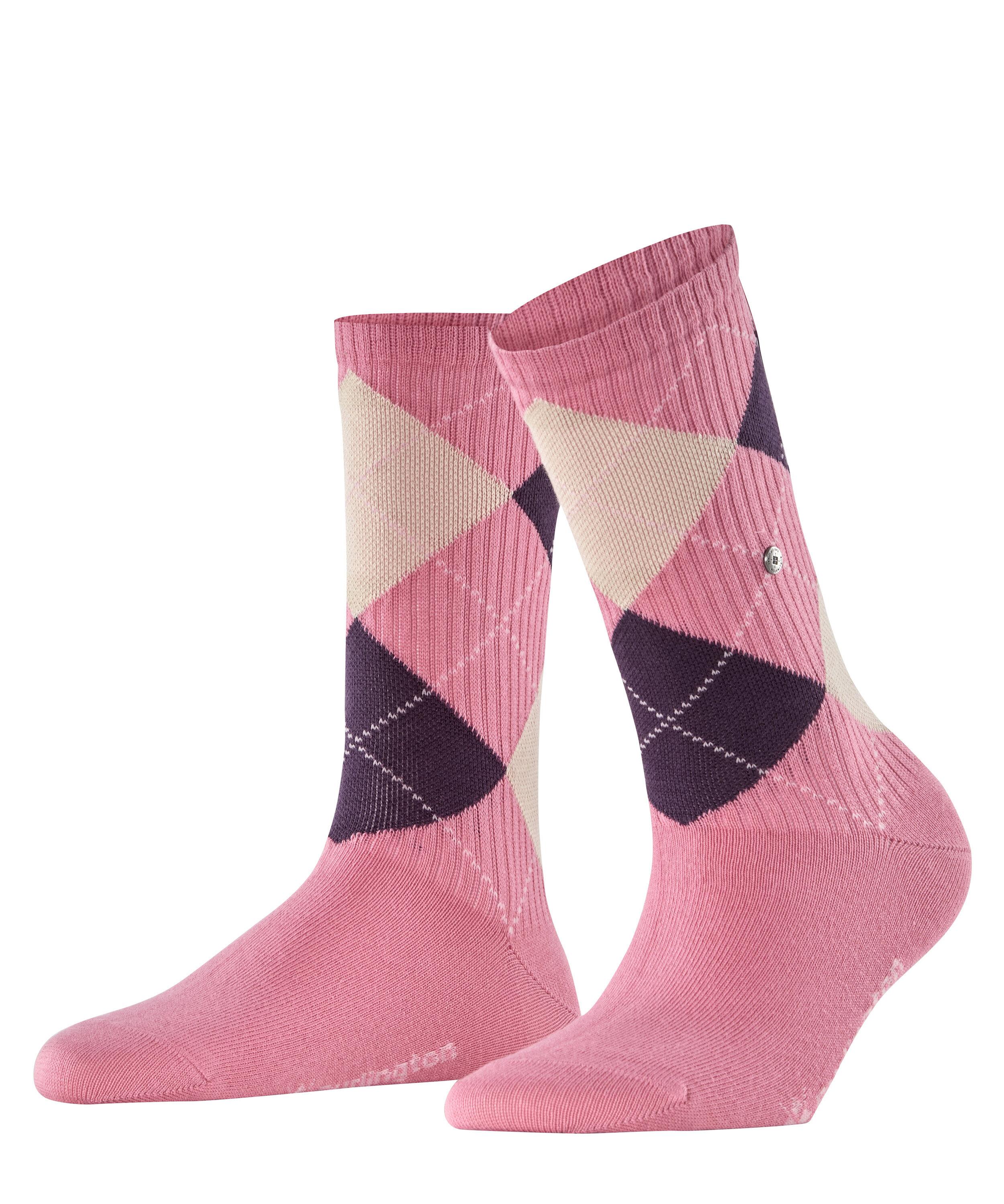 Burlington Rib Courtside SO Socken Damen - tea rose (8847)