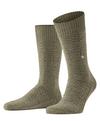 Burlington Structure Boot Socken Herren - oliv mel. (7328)