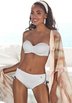 Rückansicht von Lascana Bikini-Hose Bikini Hose Damen creme