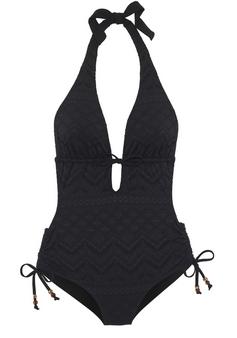 Lascana Badeanzug Badeanzug Damen schwarz