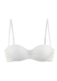 Lascana B&uuml;gel-Bandeau-Bikini-Top Bikini Oberteil Damen - creme