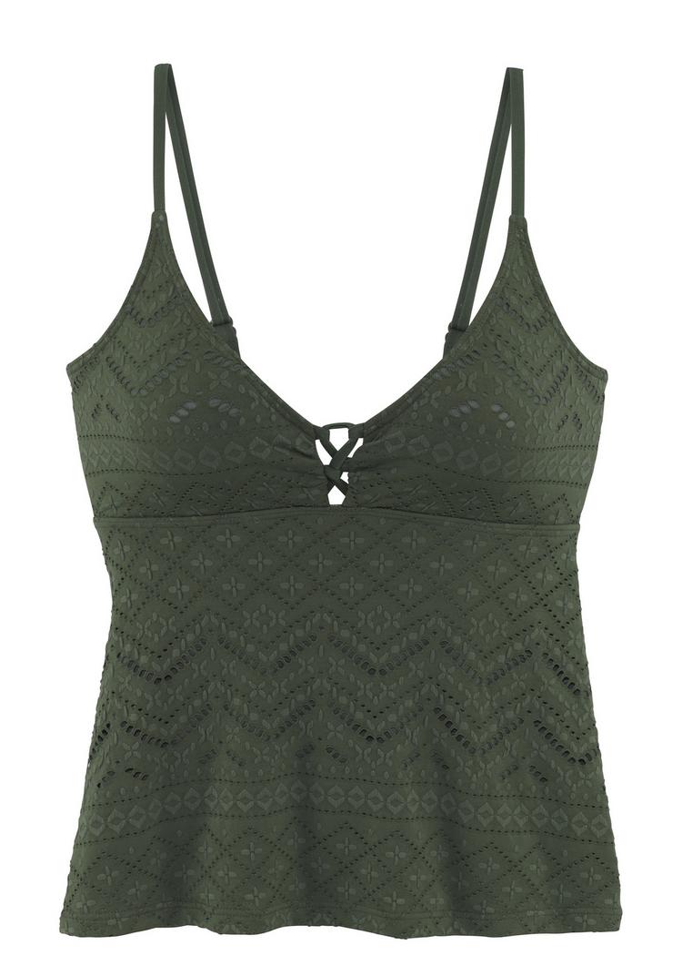 Lascana Lascana Tankini-Top Bikini Oberteil Damen - oliv - 0 | SportScheck