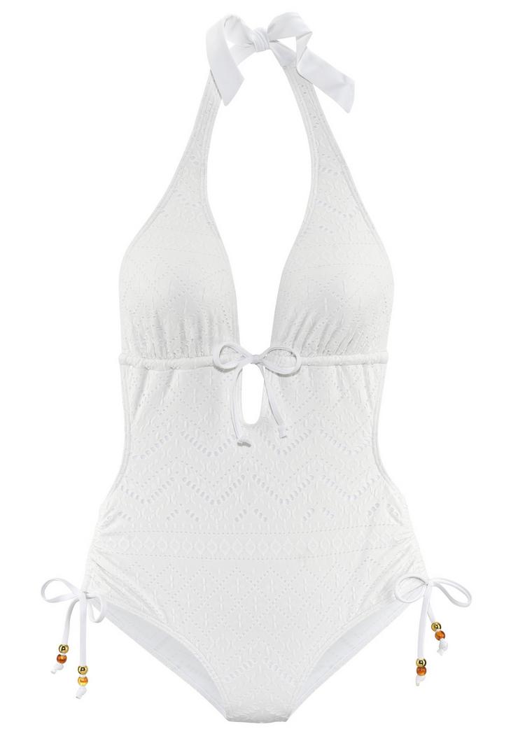 Lascana Lascana Badeanzug Badeanzug Damen - creme - 0 | SportScheck