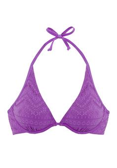Lascana Bügel-Bikini-Top Bikini Oberteil Damen lila