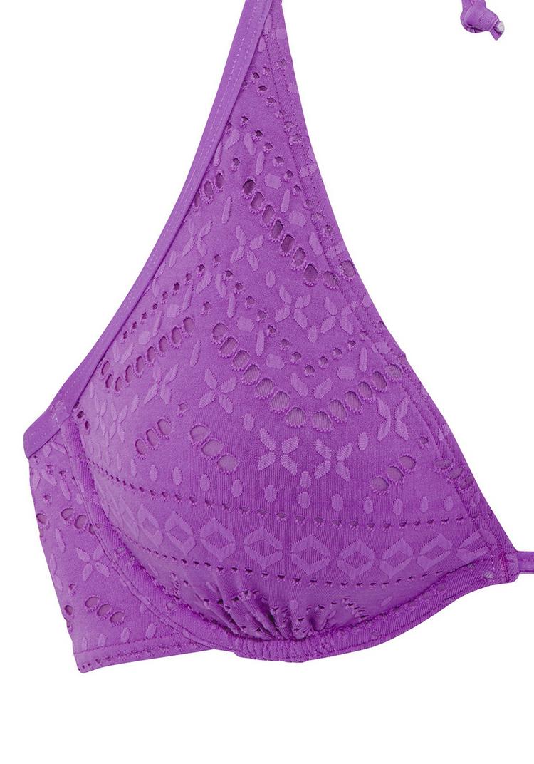 Lascana Lascana B&uuml;gel-Bikini-Top Bikini Oberteil Damen - lila - 2 | SportScheck