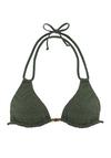 Lascana Triangel-Bikini-Top Bikini Oberteil Damen - oliv