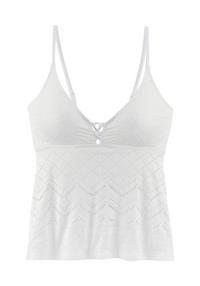 Lascana Tankini-Top Bikini Oberteil Damen - creme
