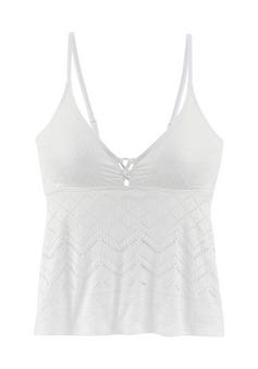 Lascana Tankini-Top Tankini Oberteil Damen creme