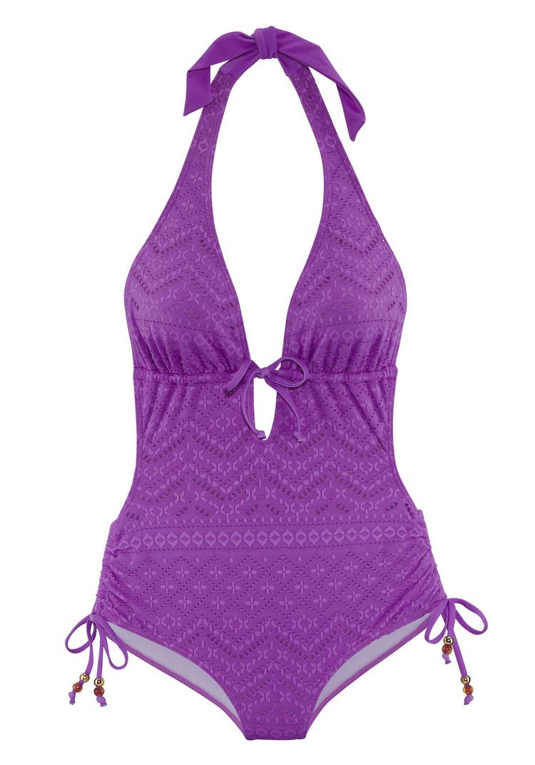 Lascana Lascana Badeanzug Badeanzug Damen - lila - 0 | SportScheck