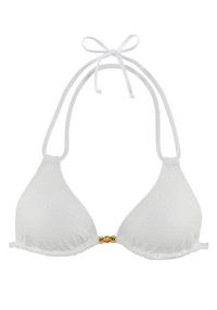 Lascana Triangel-Bikini-Top Bikini Oberteil Damen - creme