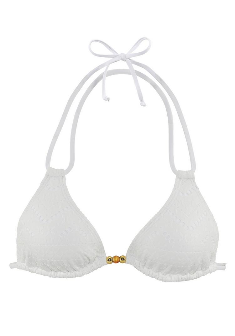 Lascana Lascana Triangel-Bikini-Top Bikini Oberteil Damen - creme - 0 | SportScheck
